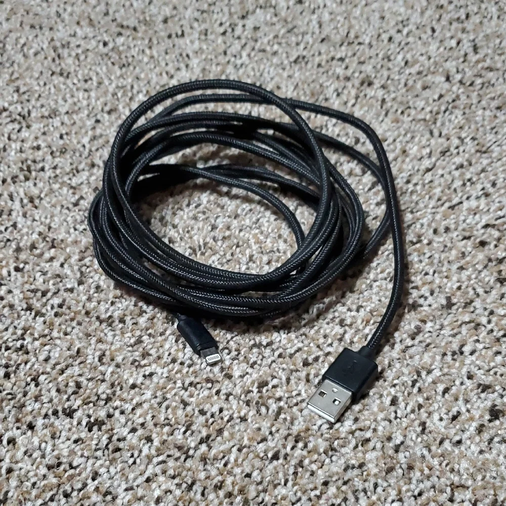 Black USB Charging Cable